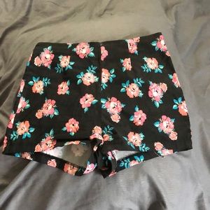 Floral print shorts